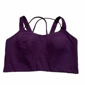 Lululemon Like a Cloud Longline Bra *D/DD Cup (Dramatic Magenta) Size 12